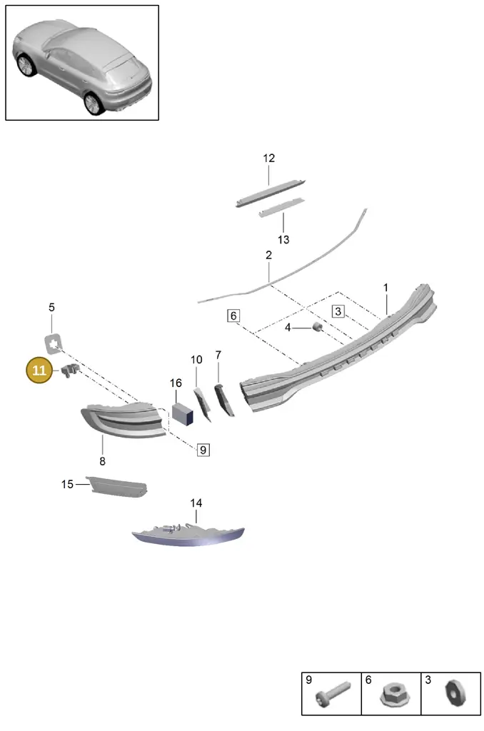 4A0937545C — Porsche Macan (2018-2022) diagram p52000228, position 11