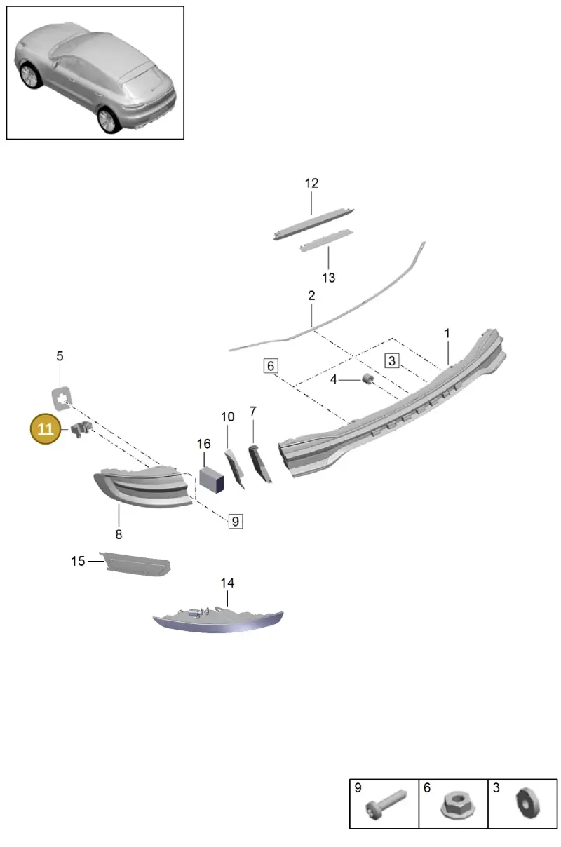 4A0937545C — Porsche Macan (2018-2022) diagram p52000228, position 11