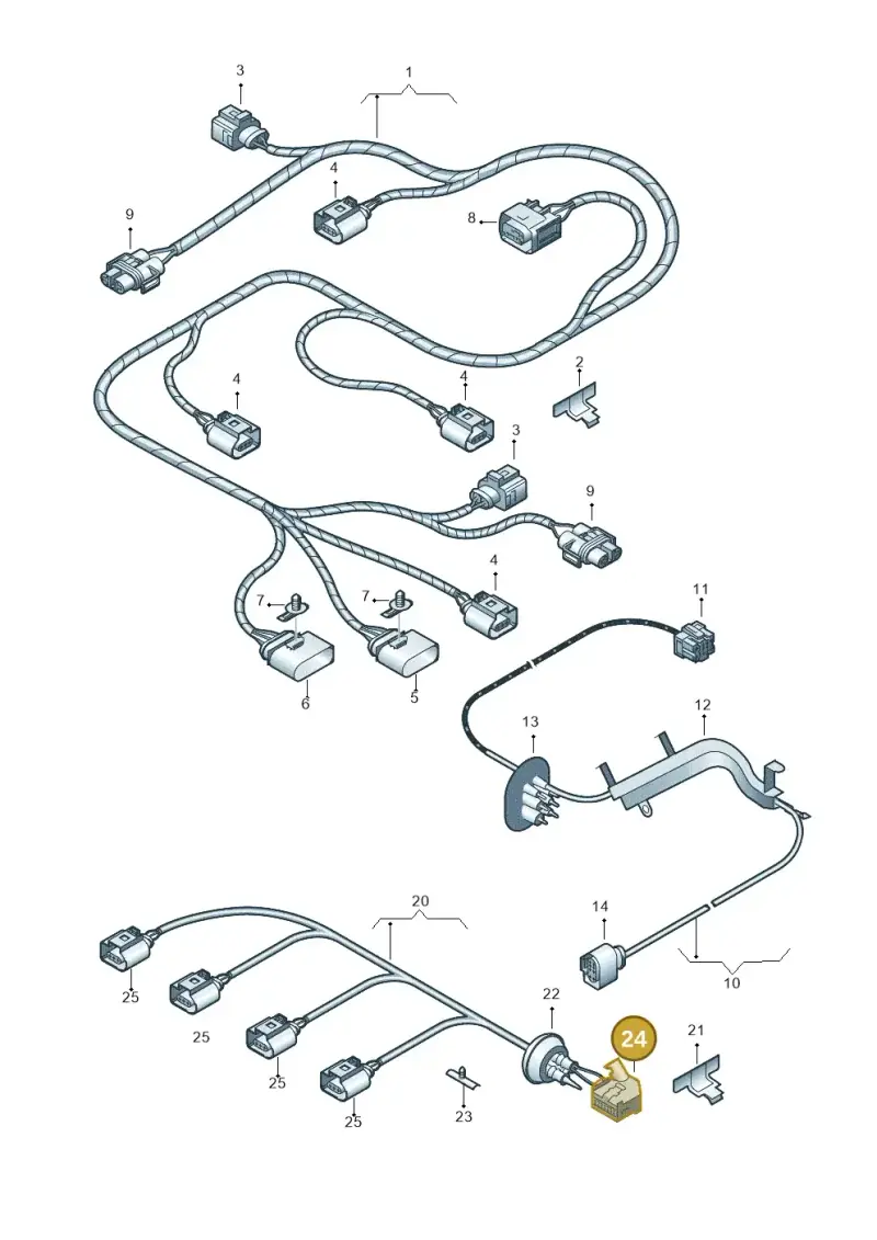 4A0972883 — Audi RS4 Cabrio qu.    08> (2007-) diagram 249972400, position 24
