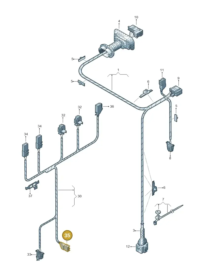 4A0972883A — Audi RS4 qu.           07> (2006-) diagram 249972370, position 35