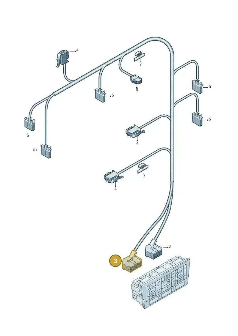 4A0972883B — Audi RS4 Cabrio qu.    08> (2007-) diagram 249972600, position 3