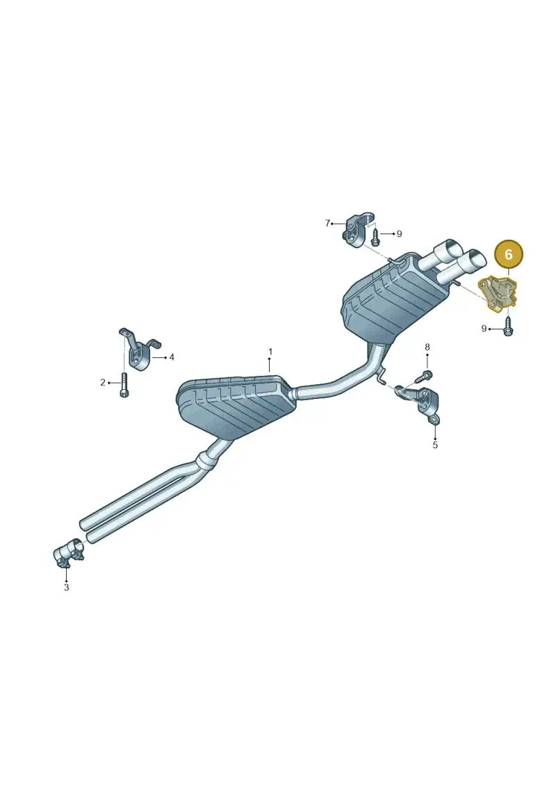 4B0253144K — Audi RS4 AV. QU. (2000-2001) diagram 233253900, position 6