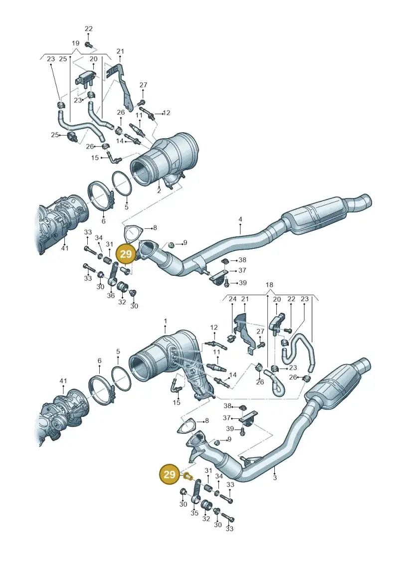 4B0253205C — Audi RS Q8 Quattro (2019-) diagram 595253500, position 29
