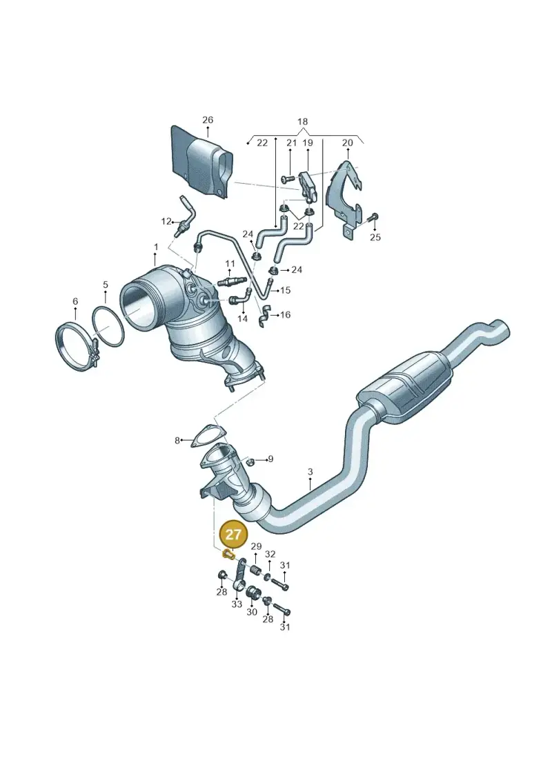 4B0253205C — Audi RS6 Avant (2019-) diagram 838253500, position 27