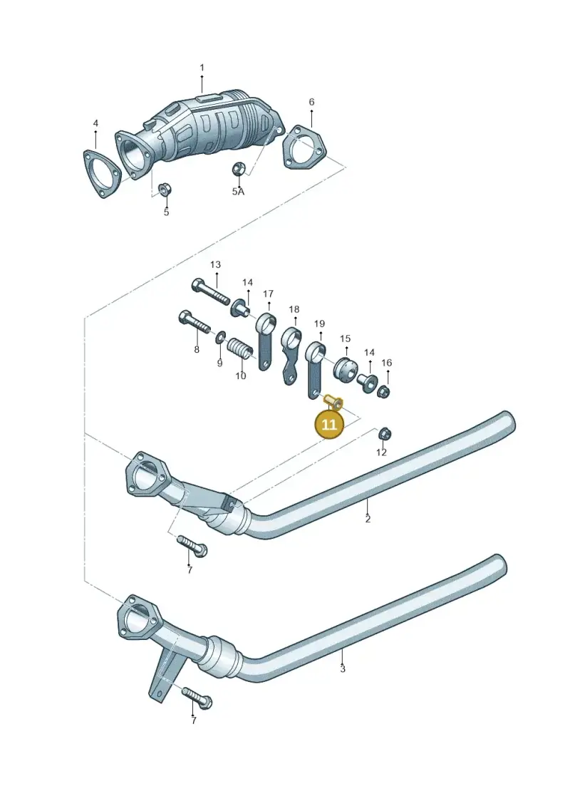 4B0253205G — Audi A4/S4 Cabrio./qu. 07> (2006-) diagram 249253550, position 11