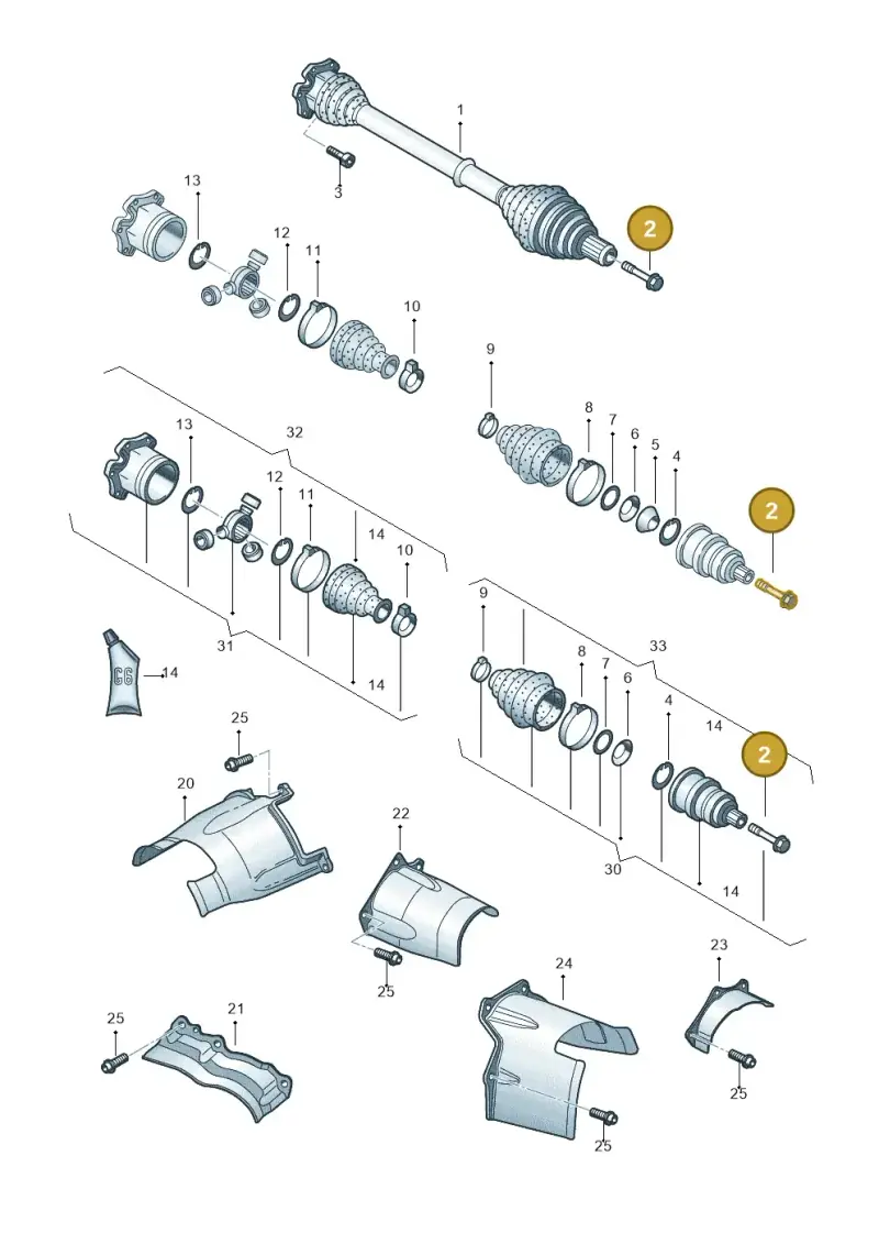 4B0407643A — Audi A6 2.7 TDI (2008-2011) diagram 258407250, position 2