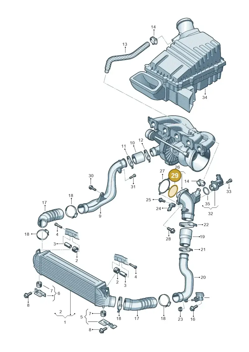 4B0409133 — Audi RS3 Sportback (2011-2012) diagram 676145800, position 29