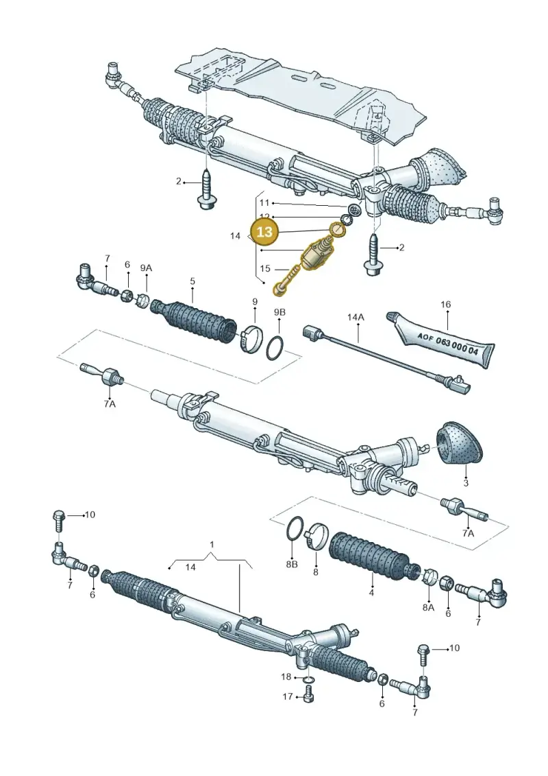 4B0422149A — Audi A8/S8/qu. lang    08> (2007-) diagram 291422400, position 13