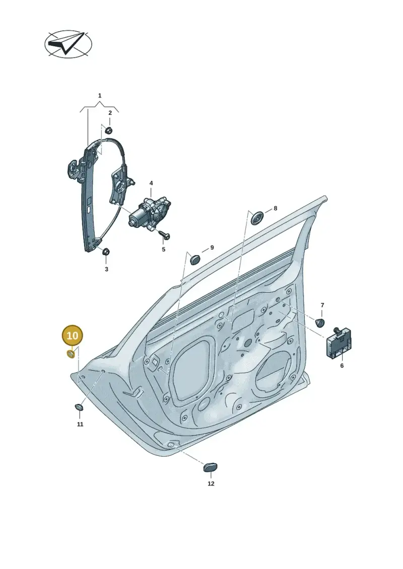 4B0837491B — Audi A5 Limo 2.0 (2024-) diagram 8wk839060, position 10