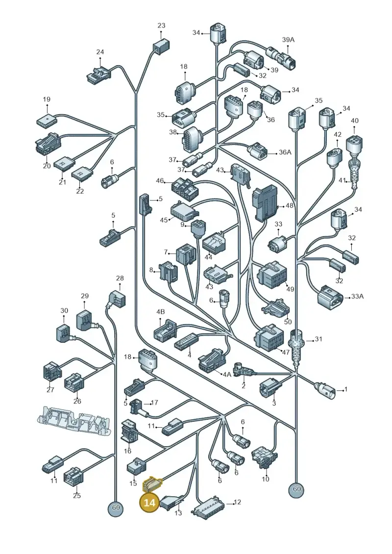 4B0971636 — Audi R8                08> (2007-) diagram 618971830, position 14