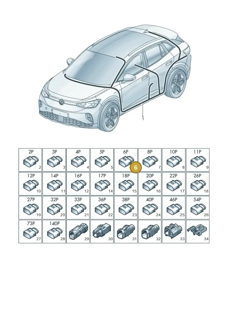 4B0971978C — Volkswagen ID.4 (2020-2025) diagram 11a971090, position 6