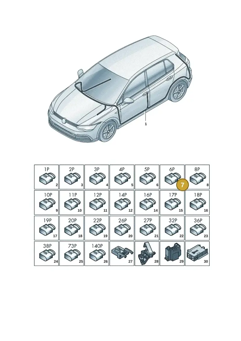 4B0971978C — SEAT CUPRA Formentor (2020-) diagram 5h0971090, position 7