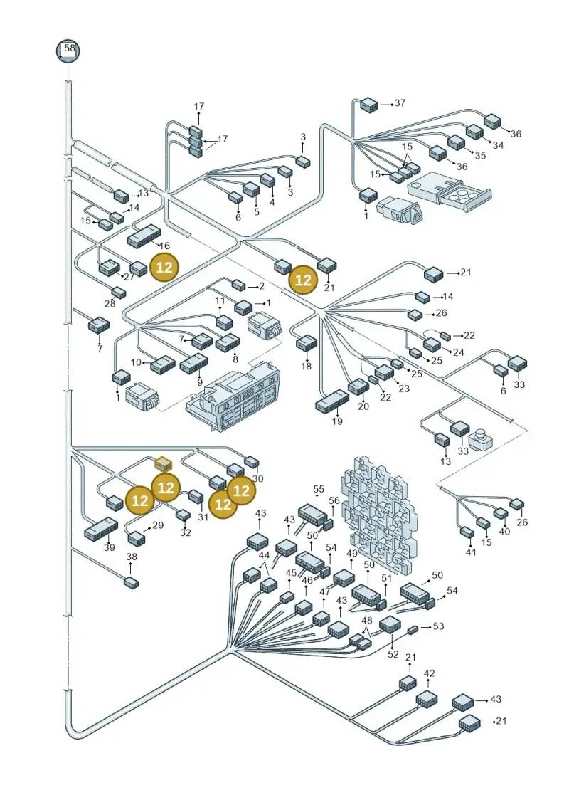 4B0972571 — Audi RS6 qu. (2003-2004) diagram 260971940, position 12