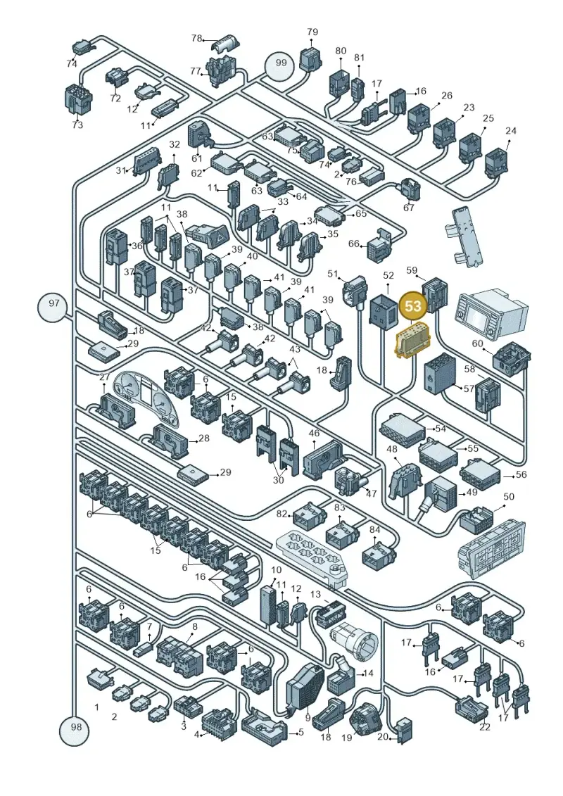 4B0972643 — Audi RS4 qu.           07> (2006-) diagram 454971820, position 53