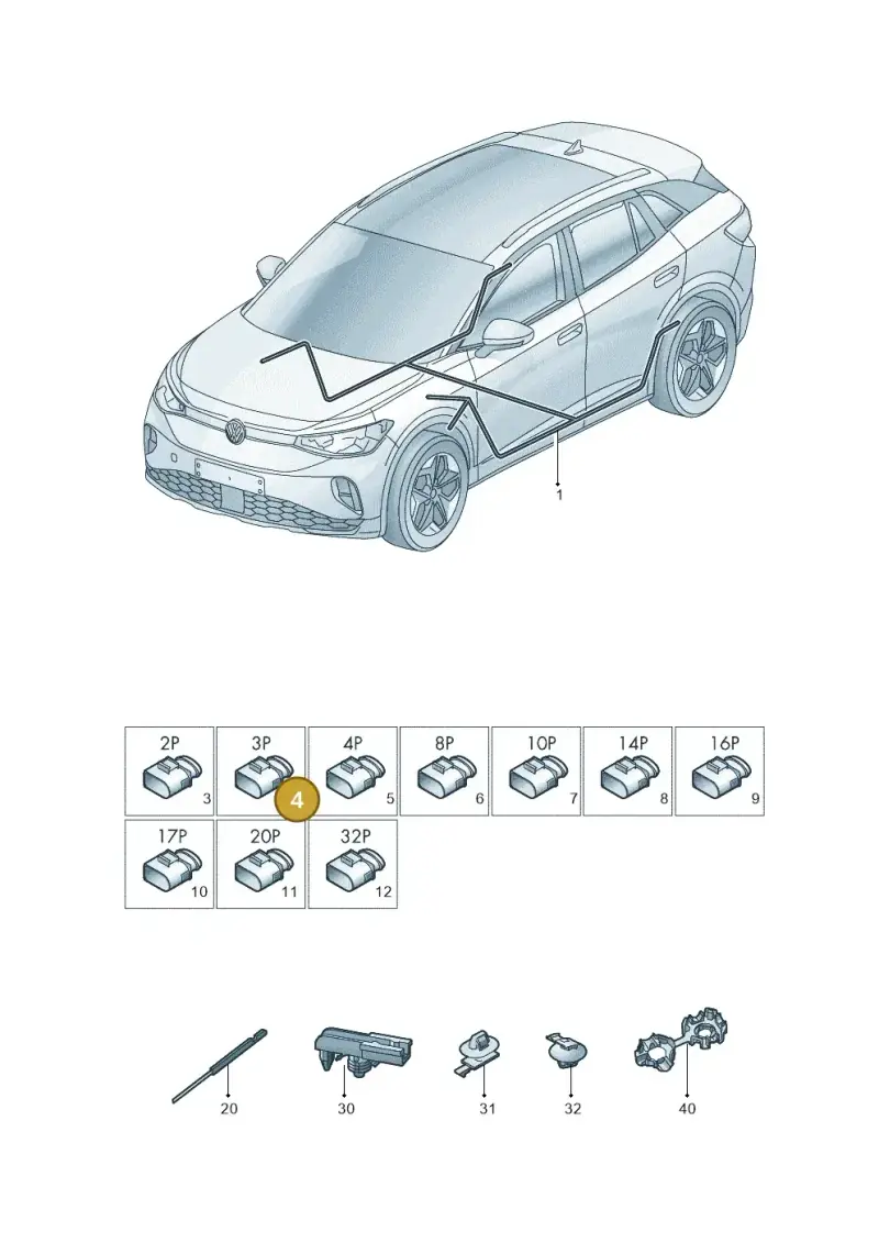 4B0972883 — Volkswagen ID.4 (2020-2025) diagram 11a972000, position 4