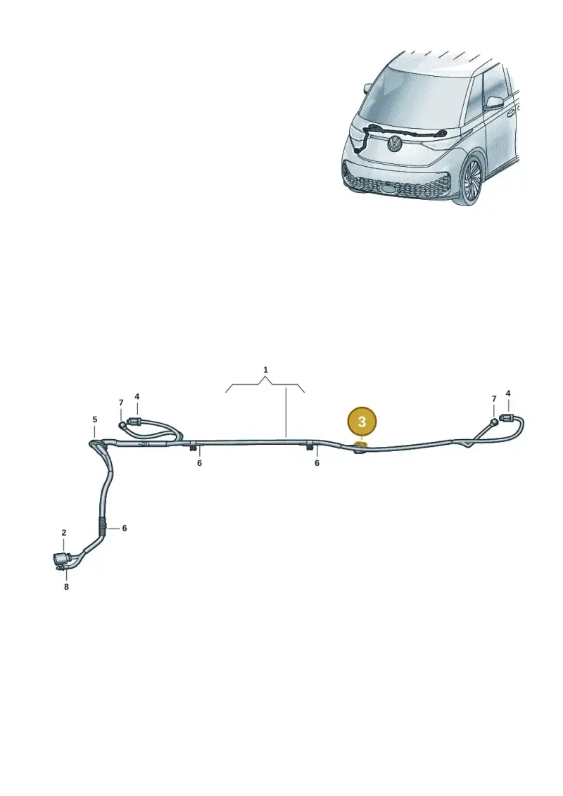 4B0972883A — Volkswagen ID. Buzz (2022-2025) diagram 15a971600, position 3