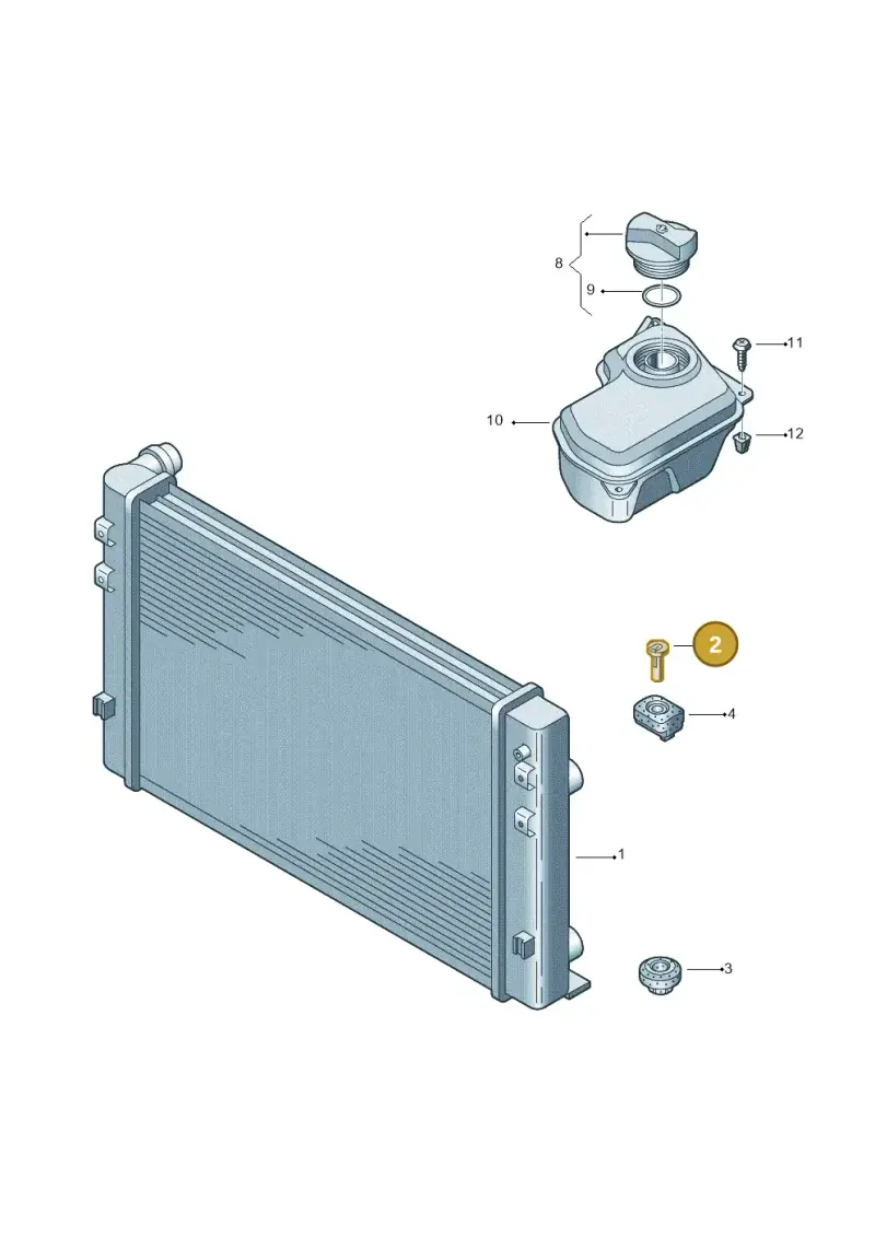 4B3121200 — Audi RS6 qu. (2003-2004) diagram 260121720, position 2