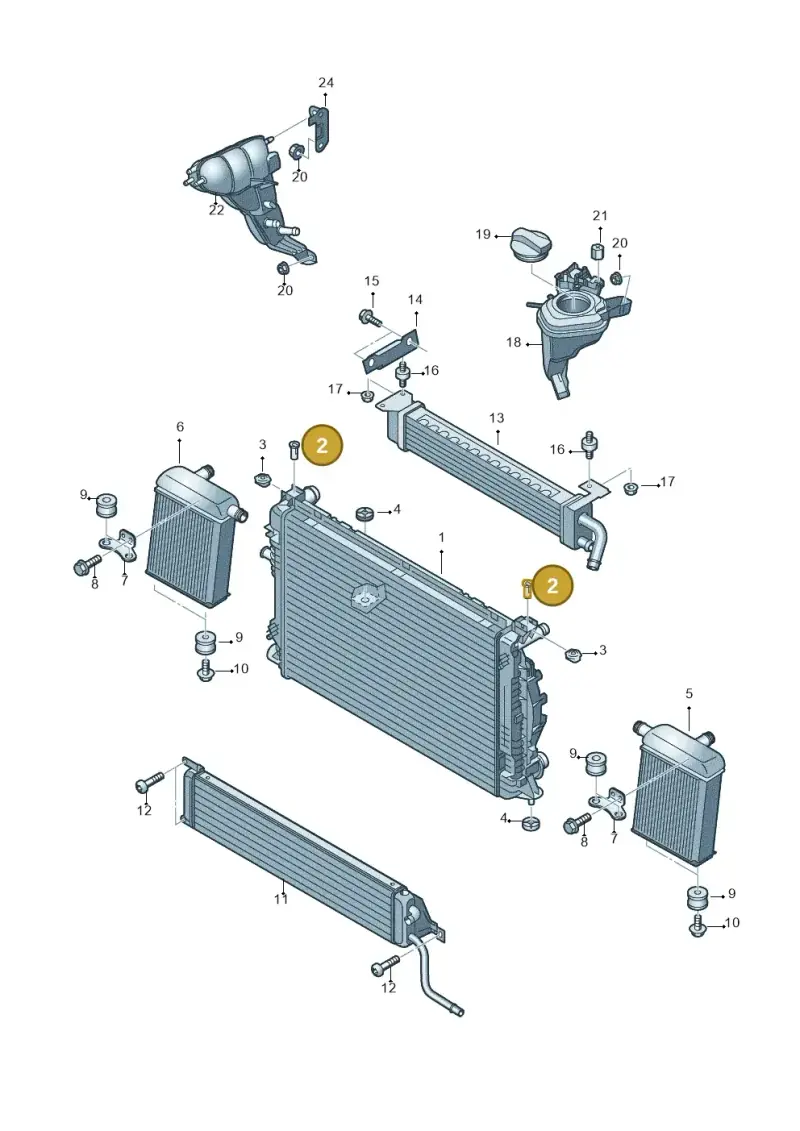 4B3121200 — Audi RS6 Avant qu.5.0 (2007-2010) diagram 641121700, position 2