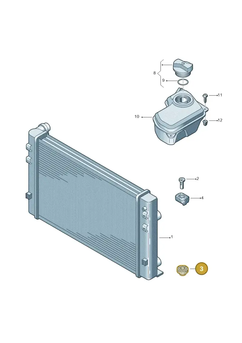 4B3121275 — Audi RS6 qu. (2003-2004) diagram 260121720, position 3