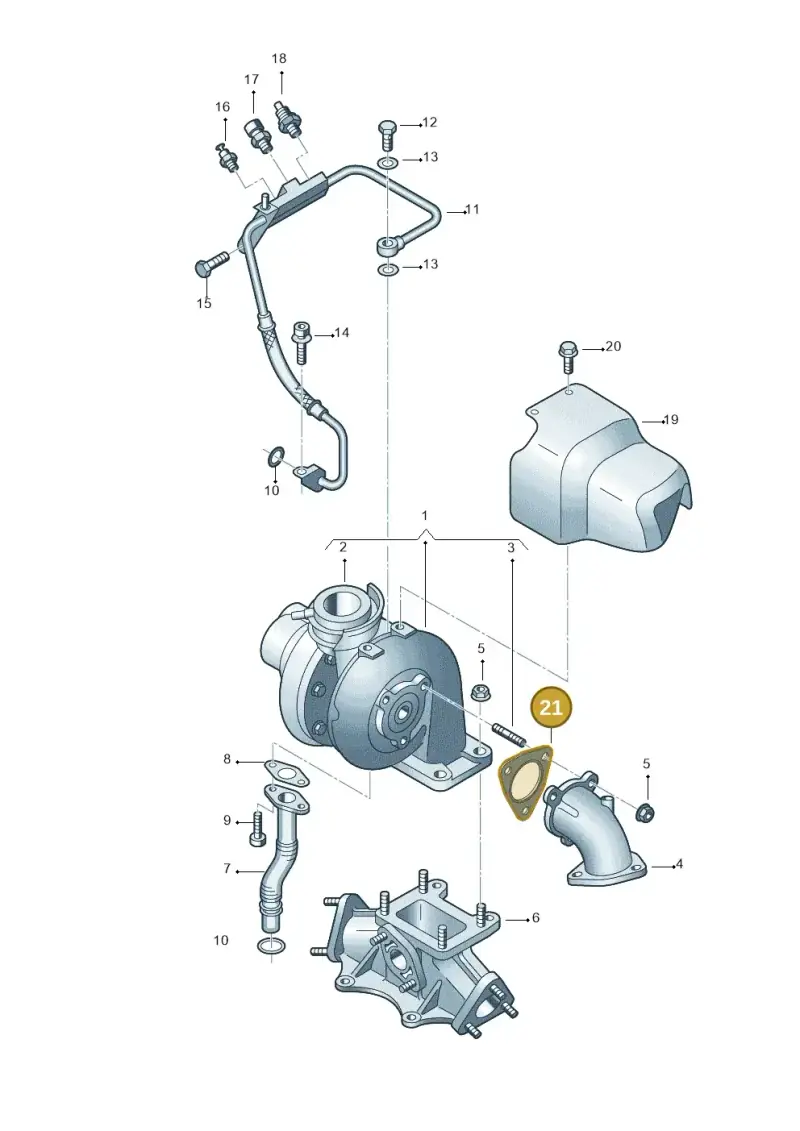 4D0253115D — Audi A4/S4/Av./qu.     05> (2005-) diagram 260145700, position 21