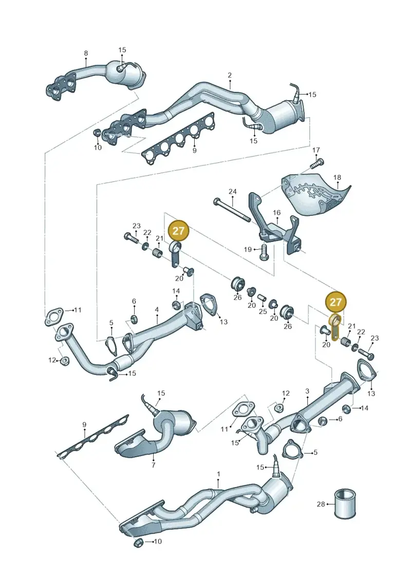 4D0253295F — Audi A8/S8/qu. lang    08> (2007-) diagram 291253320, position 27