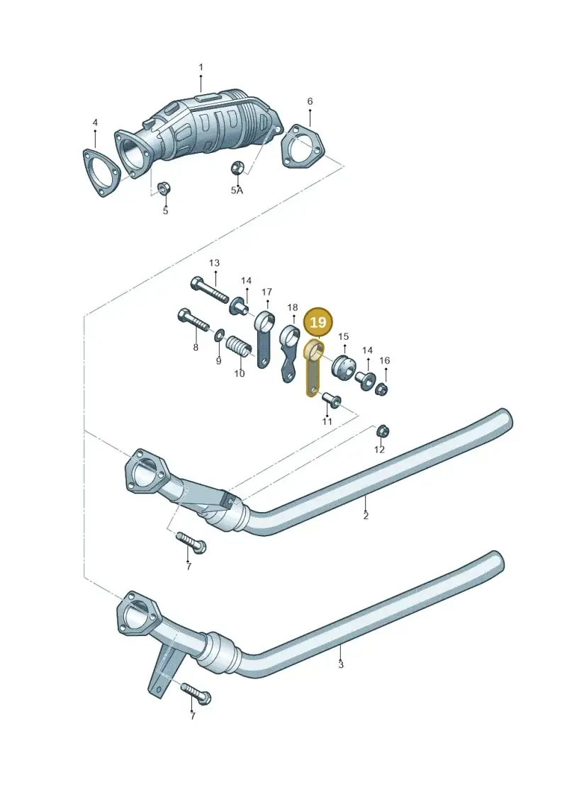 4D0253295J — Audi A4/S4 Cabrio./qu. (2002-2006) diagram 249253550, position 19