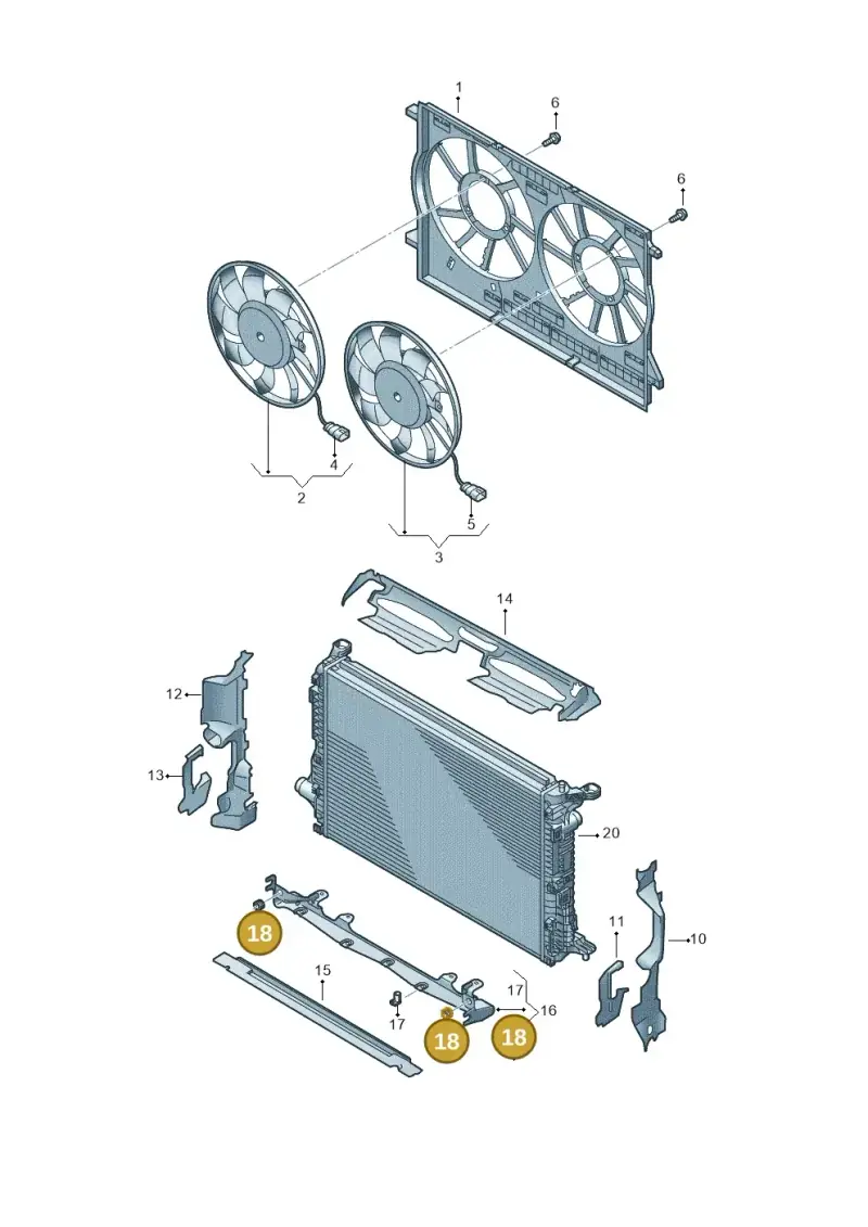 4D0317867A — Audi RS Q8 Quattro (2019-) diagram 595121900, position 18