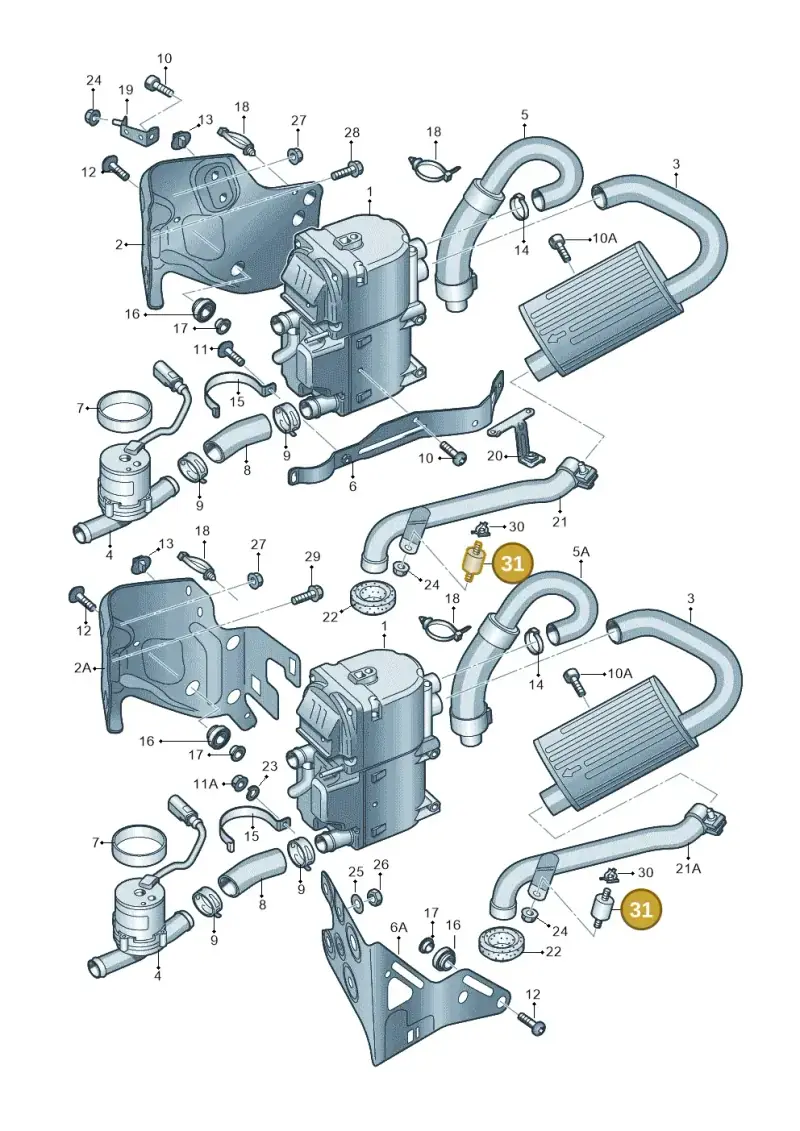 4D0614177F — Audi Q5 qu. 2.0 TDI (2012-2017) diagram 620819160, position 31