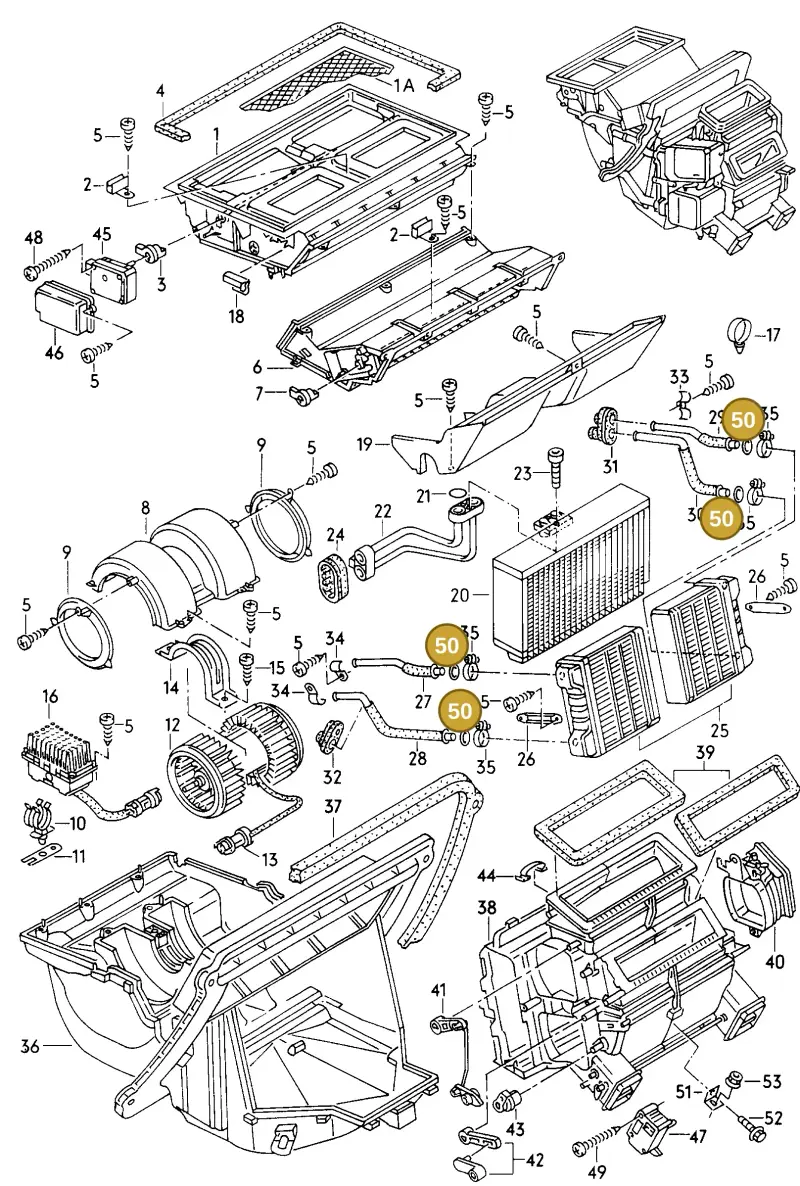 4D0819380 — Audi A8 qu. (1996-1998) diagram 152820100, position 50