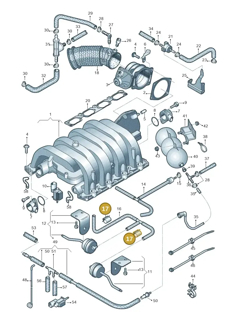 4D0971847B — Audi RS4 Cabrio qu.    08> (2007-) diagram 473133200, position 17