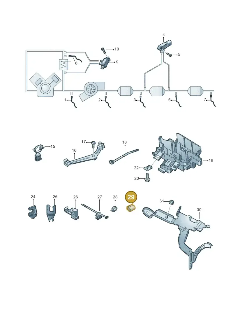 4D0971847B — Audi A8L (2017-2022) diagram 838906010, position 29