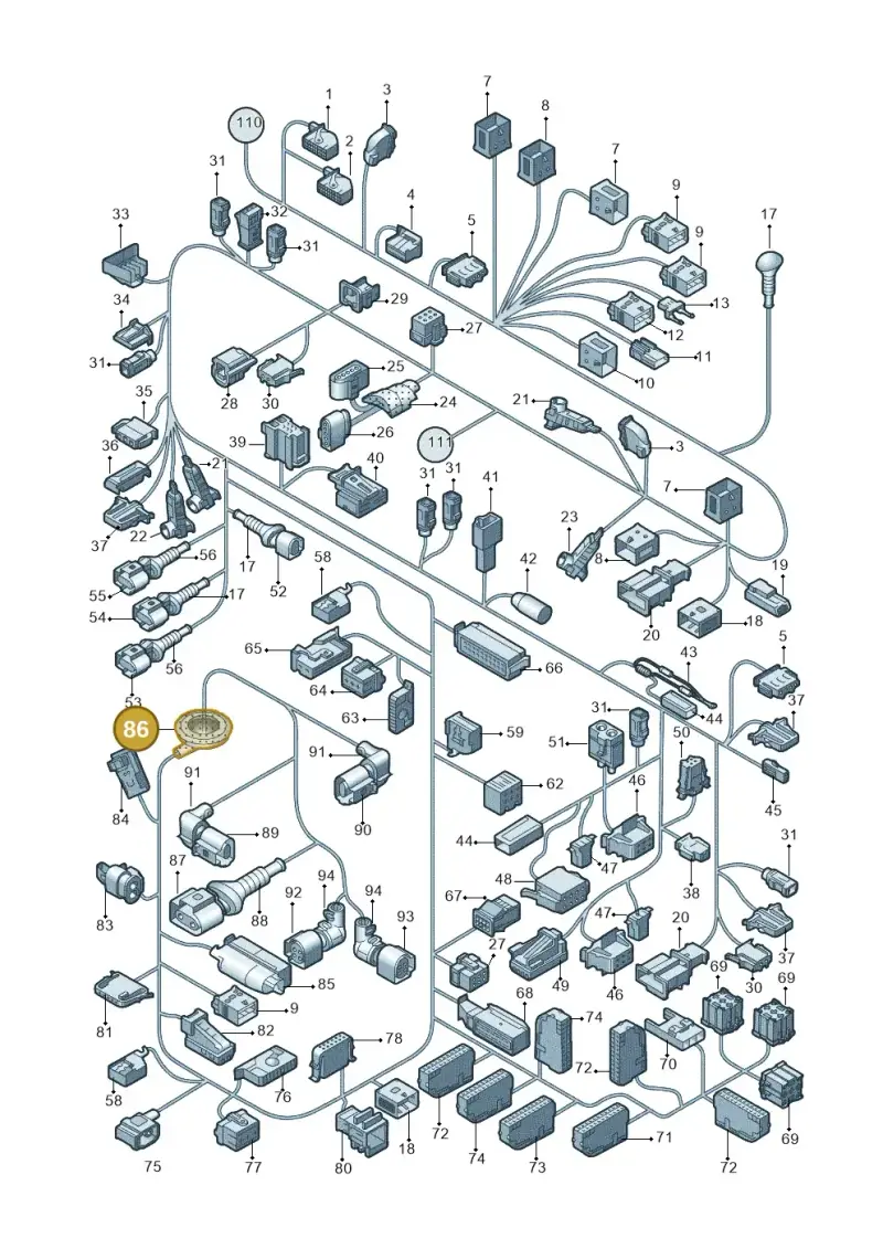 4D0971908B — Audi Q5 qu. 2.0 (2009-2018) diagram 687971083, position 86