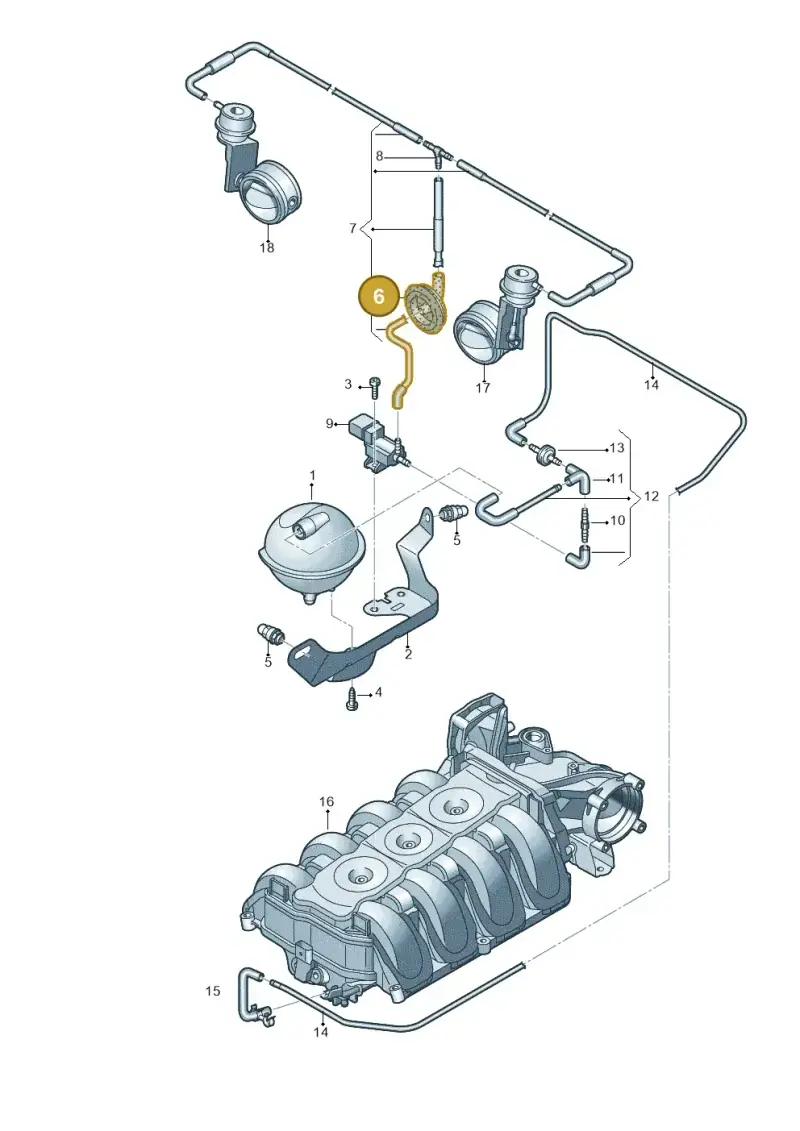 4D0971908B — Audi RS4 Av. qu. 4.2 (2012-2015) diagram 750131800, position 6