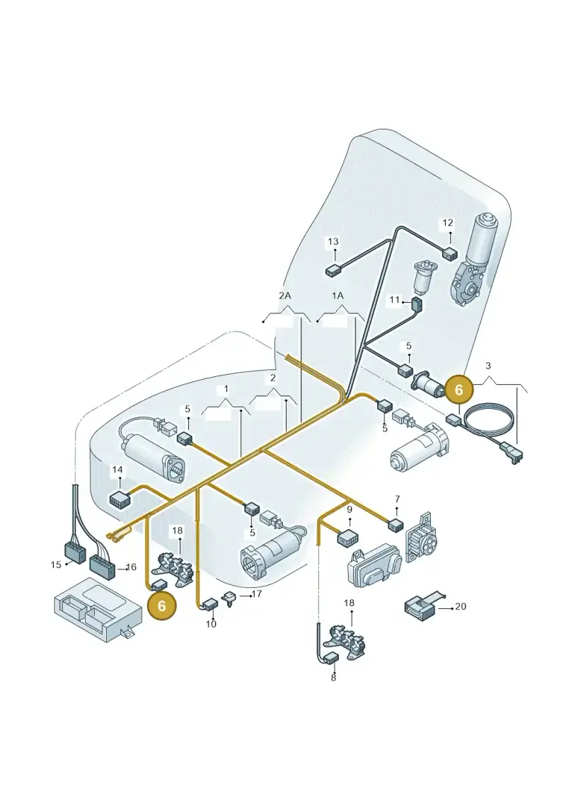 4D0972575 — Audi A6/Avant (1997-2001) diagram 260972260, position 6