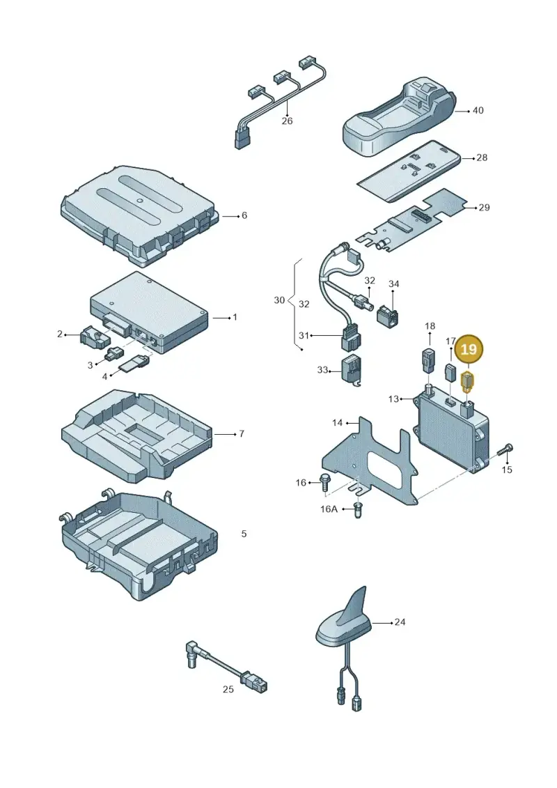 4E0035575K — Audi A8/S8/qu. lang    08> (2007-) diagram 291035550, position 19