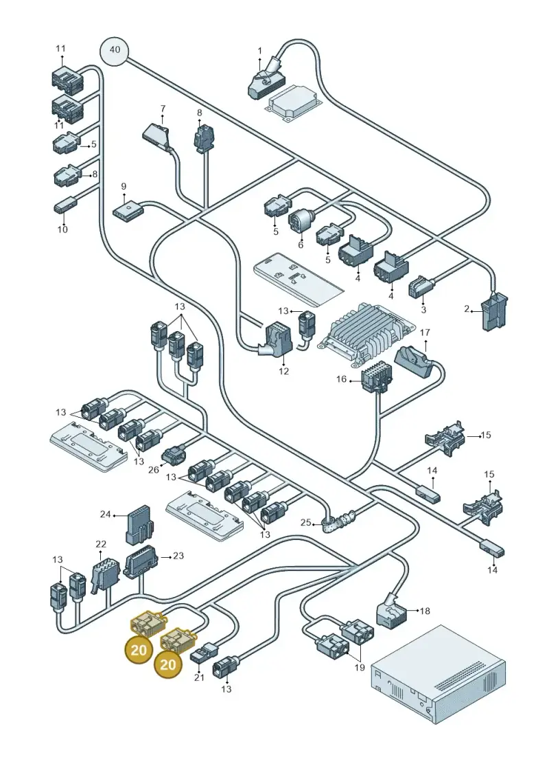4E0035608K — Audi RS4 Cabrio qu.    08> (2007-) diagram 492971840, position 20