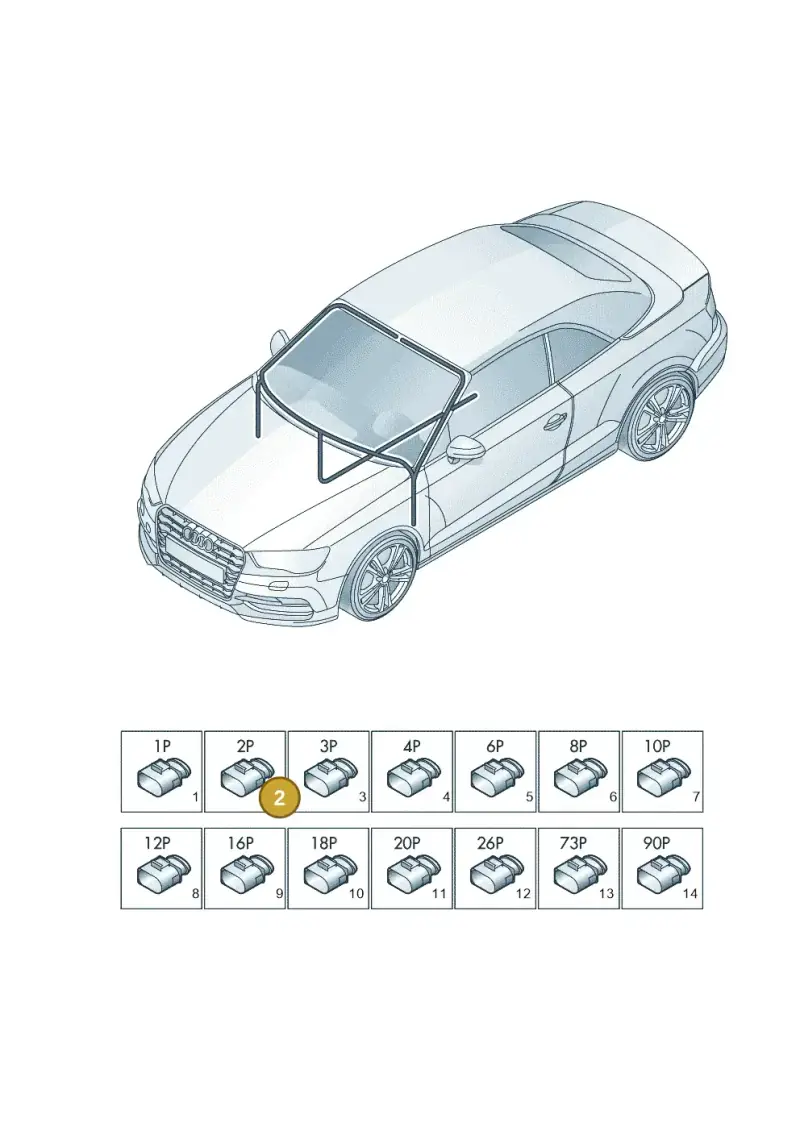 4E0035672K — Audi A3 Cab. 1.4 (2013-2016) diagram 778971810, position 2