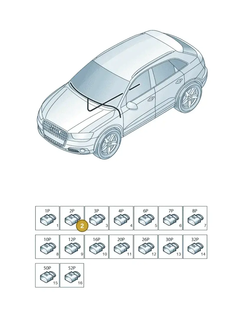 4E0035672K — Audi Q3 1.4 (2016-) diagram 728971820, position 2