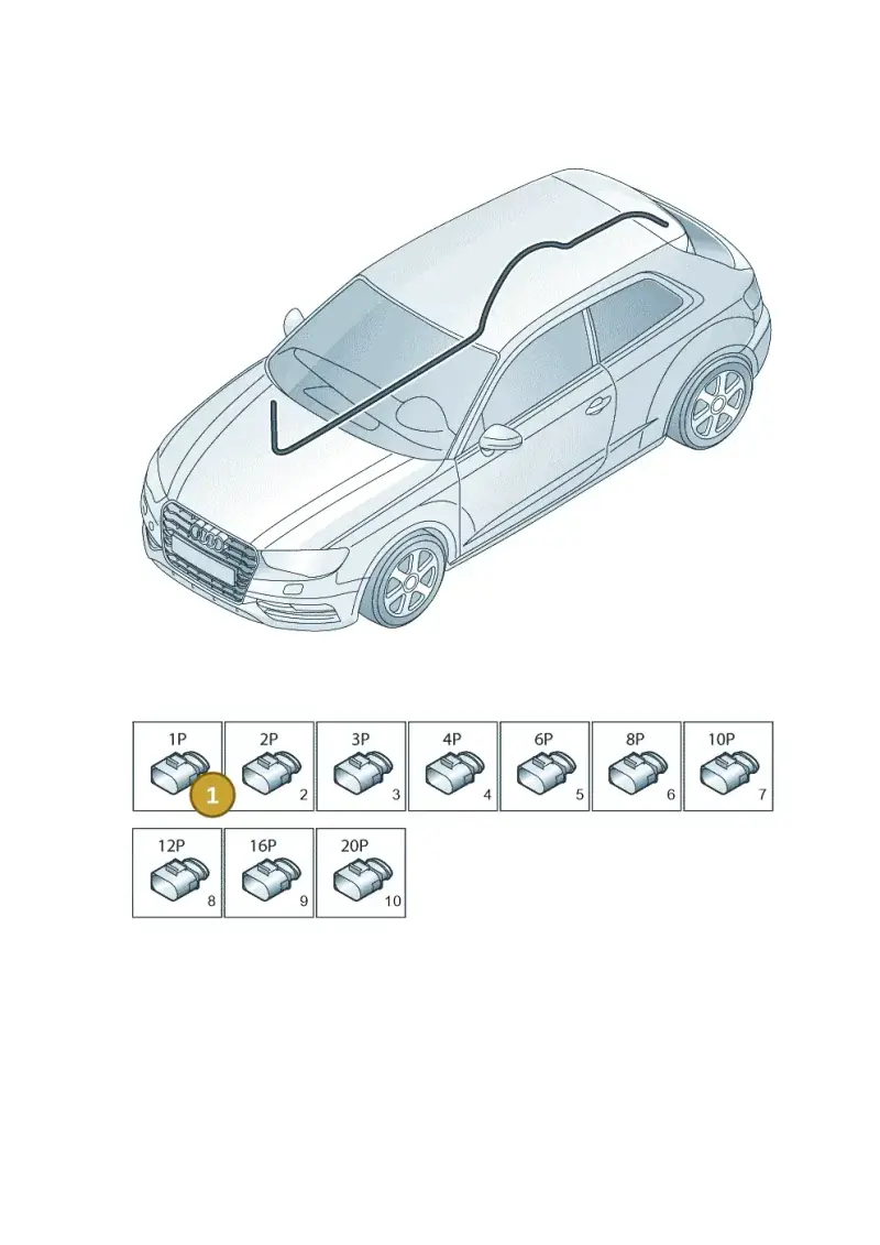 4E0035675K — Audi A3 Sportback (2012-2016) diagram 745971830, position 1