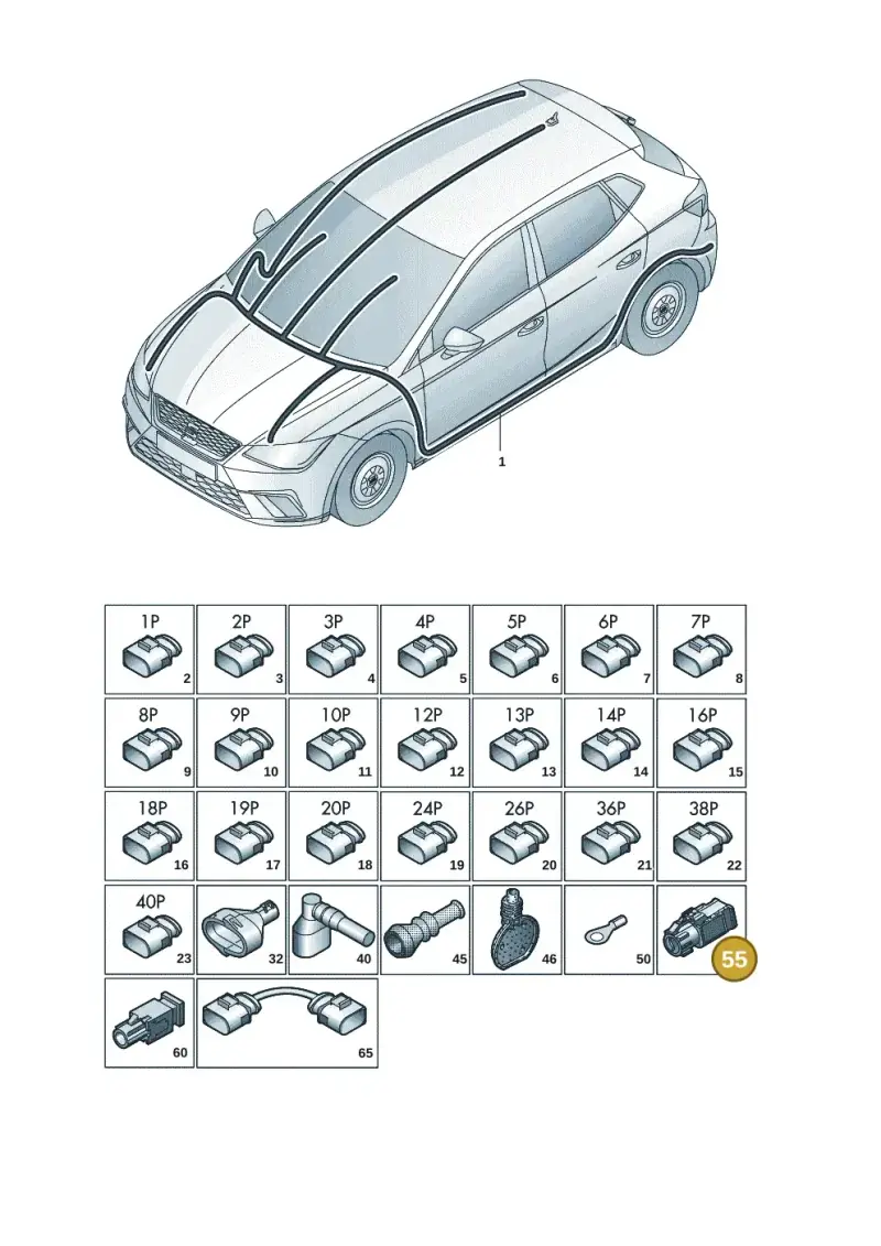4E0035750B — SEAT Arona (2017-) diagram 835971082, position 55
