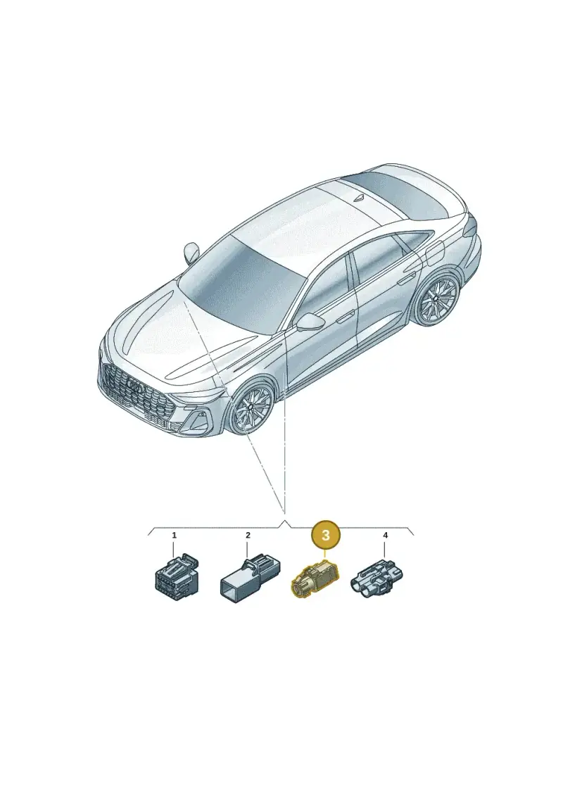 4E0035750B — Audi A5 Limousine (2024-2025) diagram 8wh971920, position 3