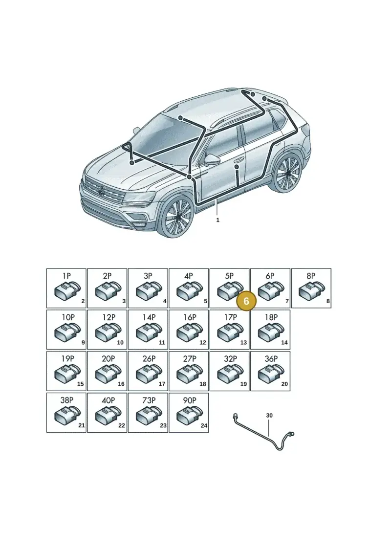 4E0035750D — Volkswagen Taos 1.4 (2021-2023) diagram 2gm971082, position 6