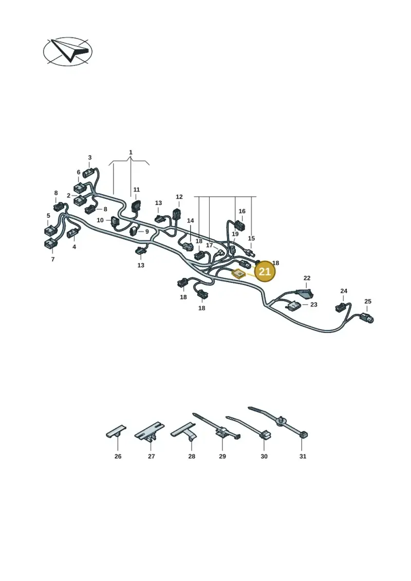 4E0035750E — Audi RS e-tron GT (2020-2025) diagram 4j1972660, position 21