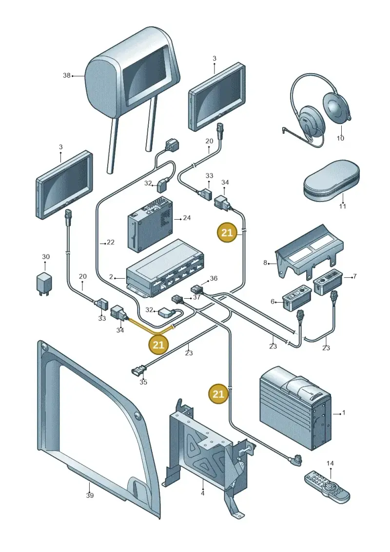 4E0088923 — Audi A8/S8/qu. lang    08> (2007-) diagram 291088360, position 21