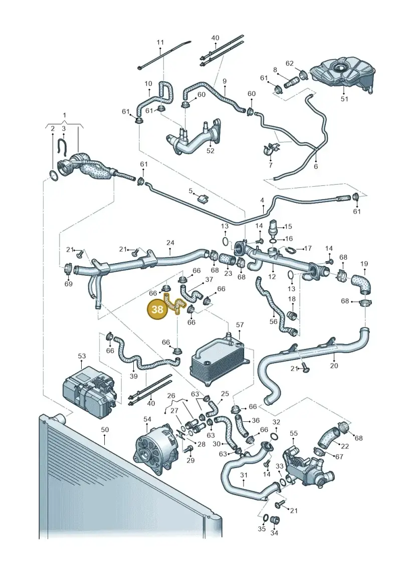4E0121096 — Audi A8/S8/qu. lang    08> (2007-) diagram 291121530, position 38