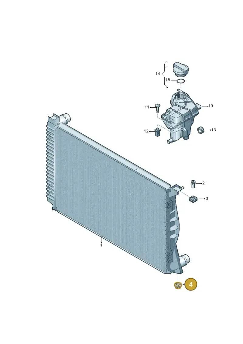 4E0121275 — Audi A6 2.7 TDI (2008-2011) diagram 448121700, position 4