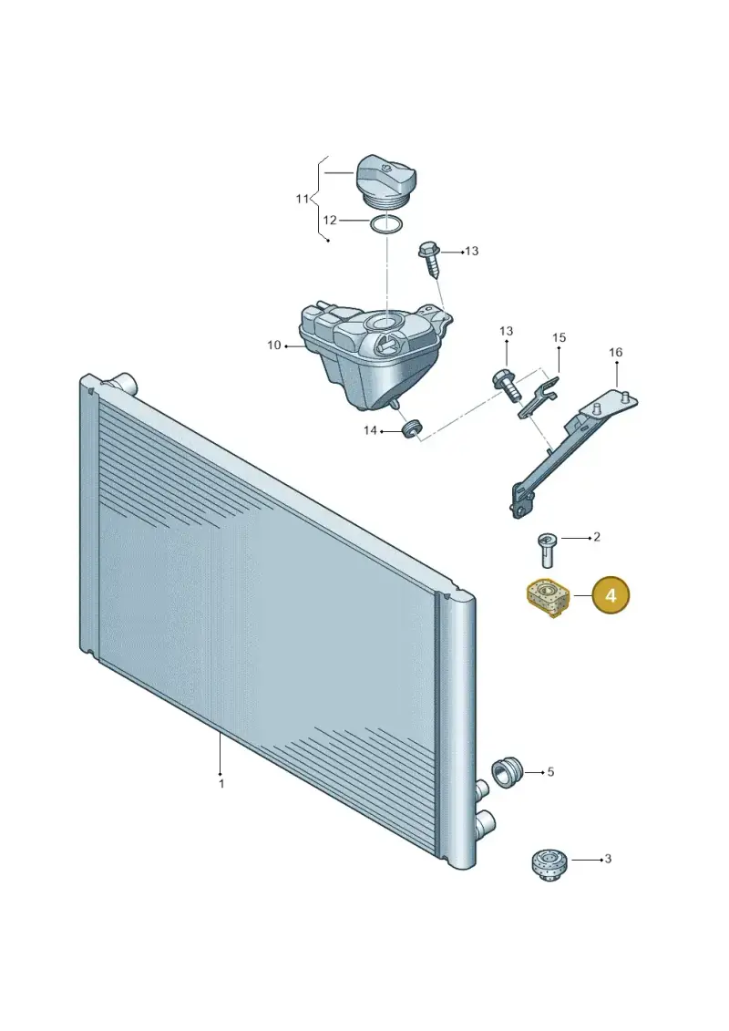 4E0121276 — Audi A8/S8/qu. lang    08> (2007-) diagram 291121700, position 4