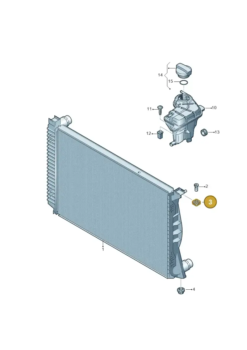 4E0121276 — Audi A6 2.7 TDI (2008-2011) diagram 448121700, position 3