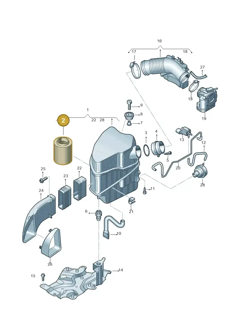 4E0129620C — Audi A8/S8/qu. lang    08> (2007-) diagram 291133200, position 2