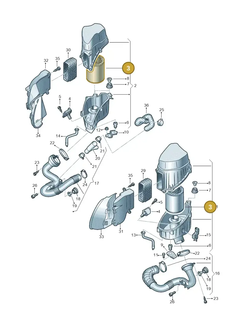 4E0129620J — Audi A8/S8/qu. lang (2003-2007) diagram 291129300, position 3